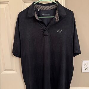 Under Armour Men's Charcoal Polo Shirt